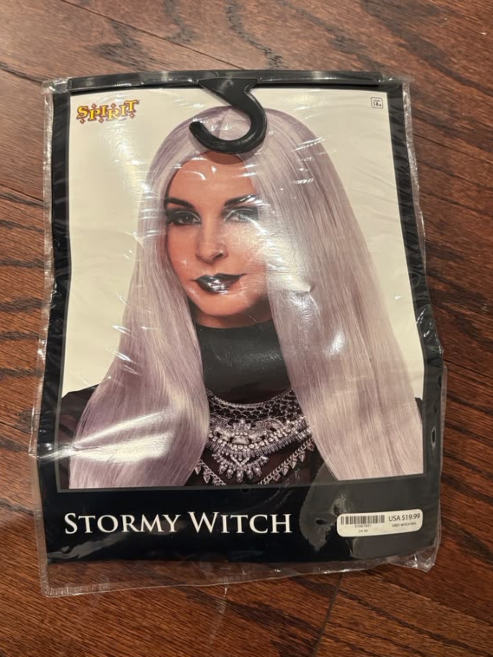 Spirit Stormy Witch Long Silver-Lilac Wig